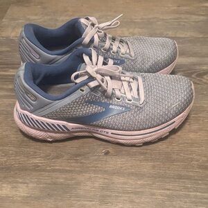 Brooks Women's Adrenaline GTS Shoes - Blue and Pink